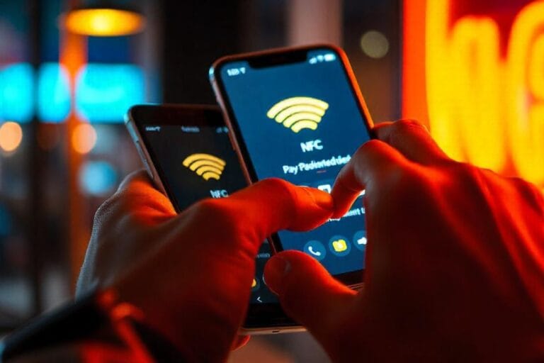 Uma pessoa efetuando o pagamento por aproximação. Foto: Freepik IA