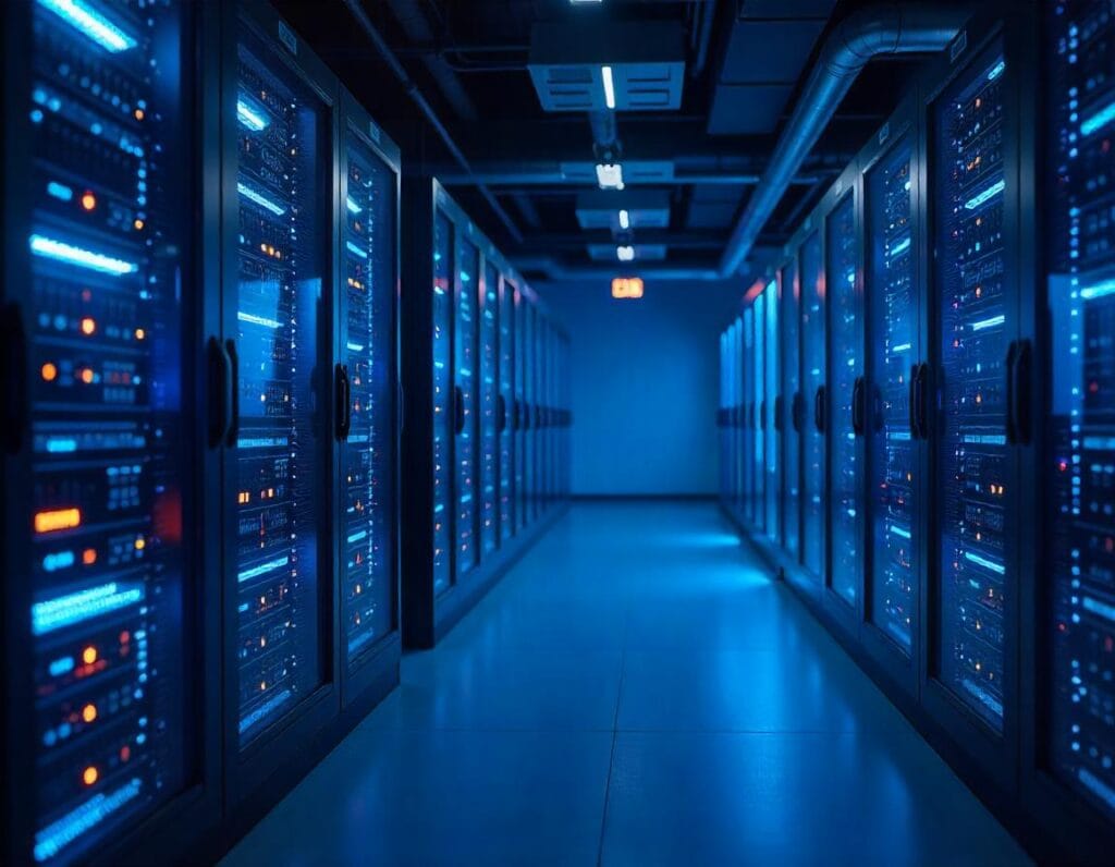 Imagem de um Servidor com recursos do Windows Server. Foto Freepik AI