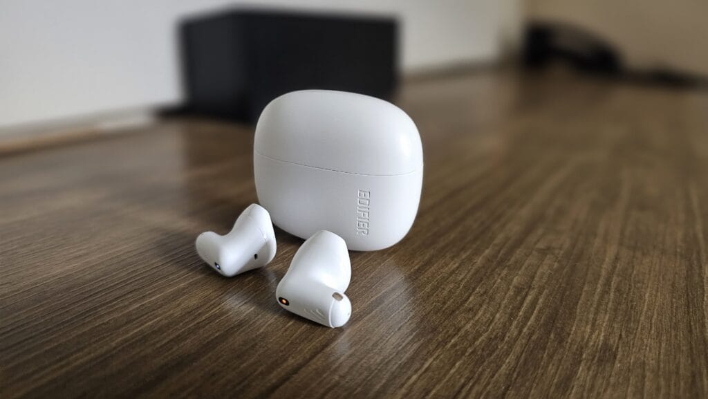 Imagem da bateria do fone Edifier X1 Lite.