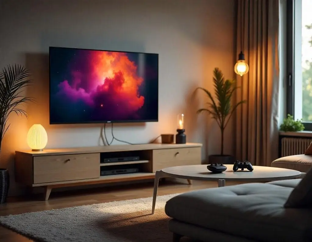 Imagem do Fire Stick sendo iniciado na TV. Foto: Freepik IA.