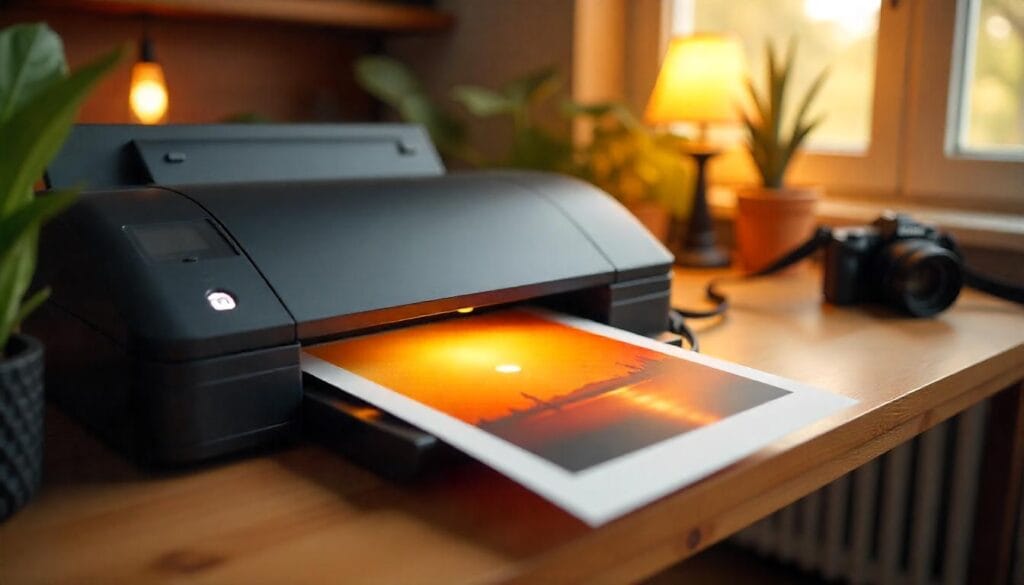 Imagem sobre os tipos de impressoras para imprimir fotos. Foto: Freepik IA.