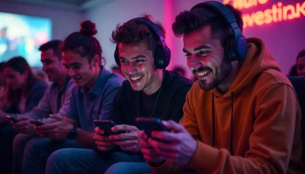 Imagem de amigos jogando multiplayer no Android. Foto: Freepik IA.