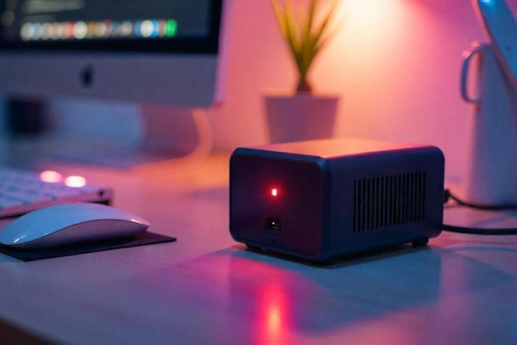 Imagem ilustrativa de um nobreak para pc. Foto: Freepik IA.