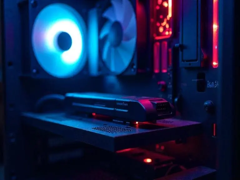 Imagem ilustrativa de uma fonte alimentando pc gamer. Foto: Freepik IA.