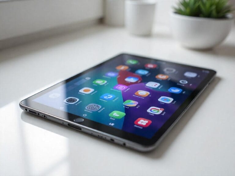 Imagem ilustrativa de apps para tablet.