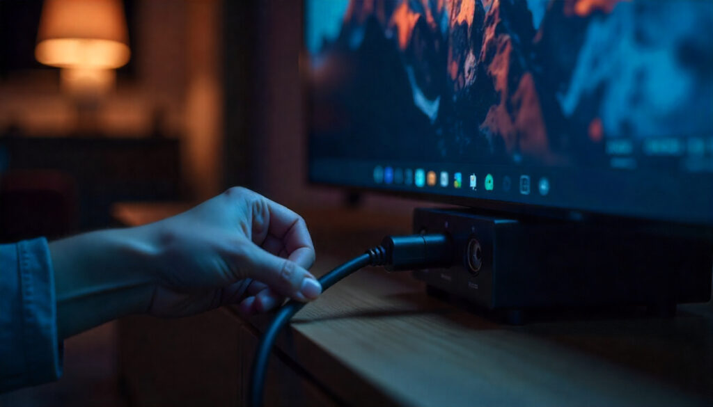 como conectar caixa de som na tv