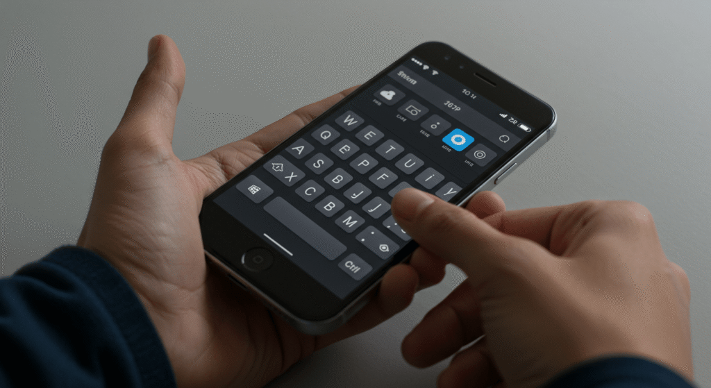 como aumentar a letra do teclado do celular