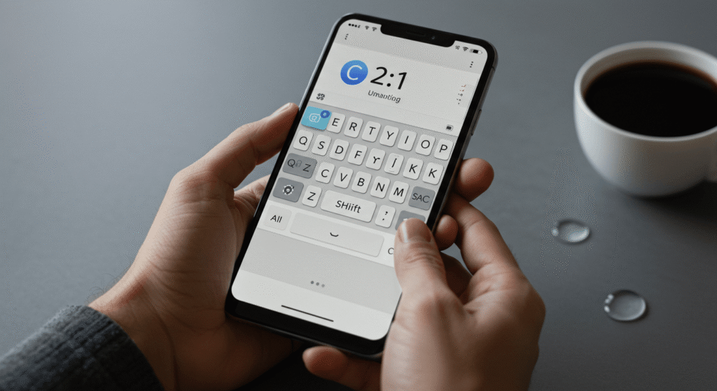 como aumentar a letra do teclado do celular