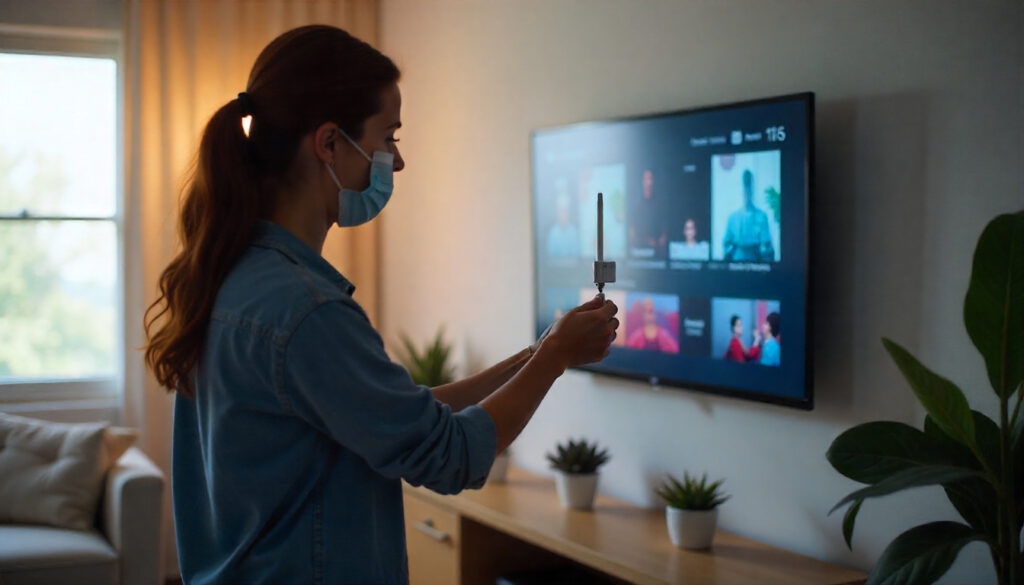 como instalar antena digital interna