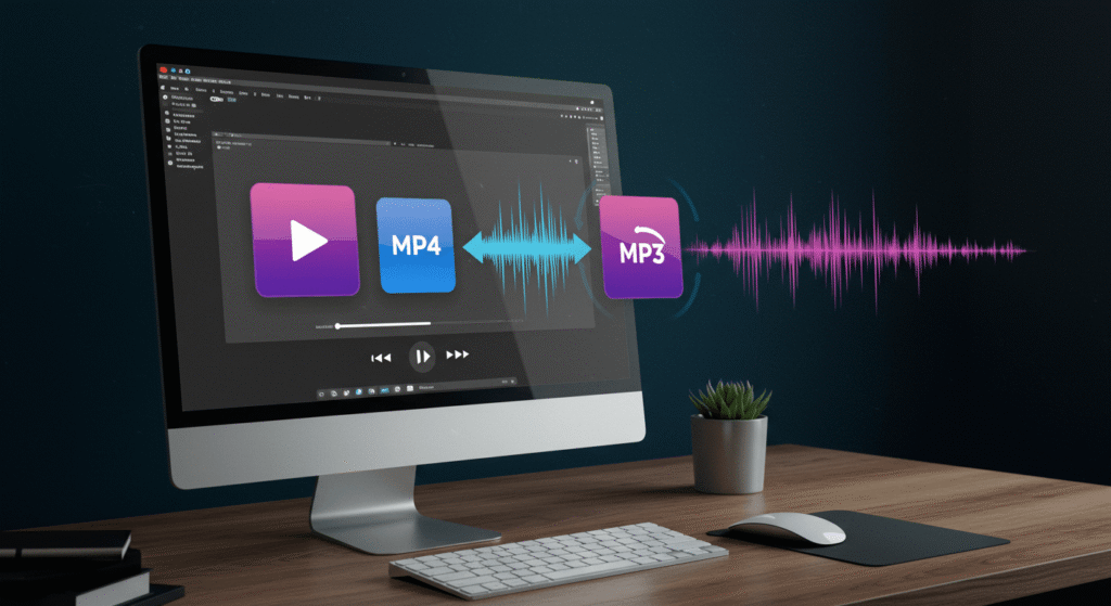 como transformar mp4 em mp3