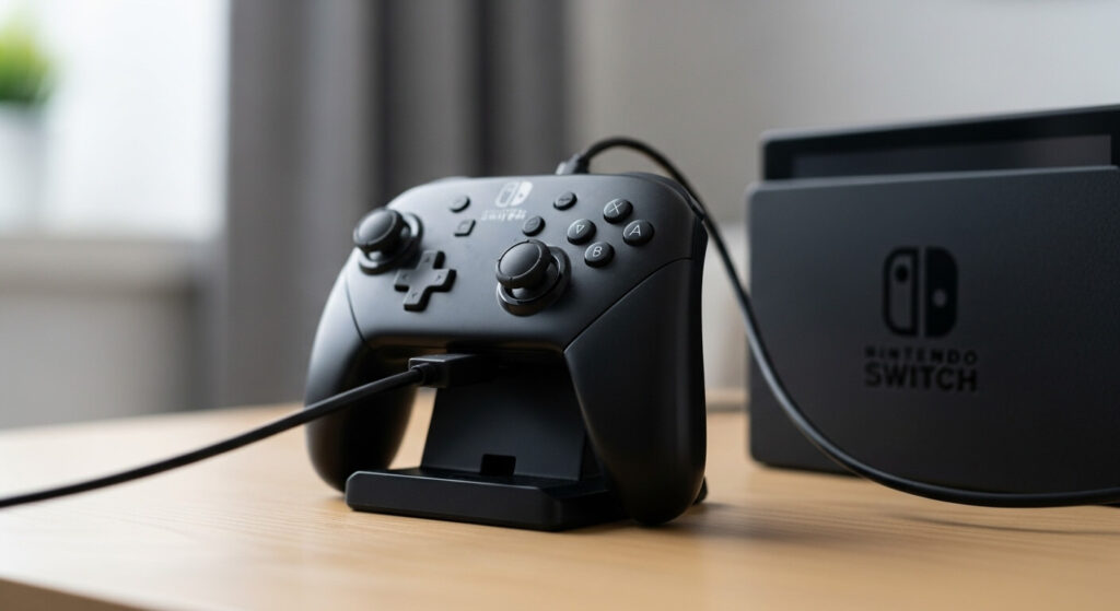 como carregar o controle do nintendo switch