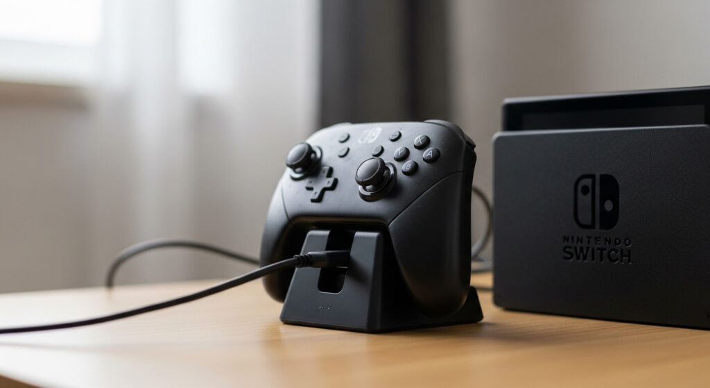 como carregar o controle do nintendo switch