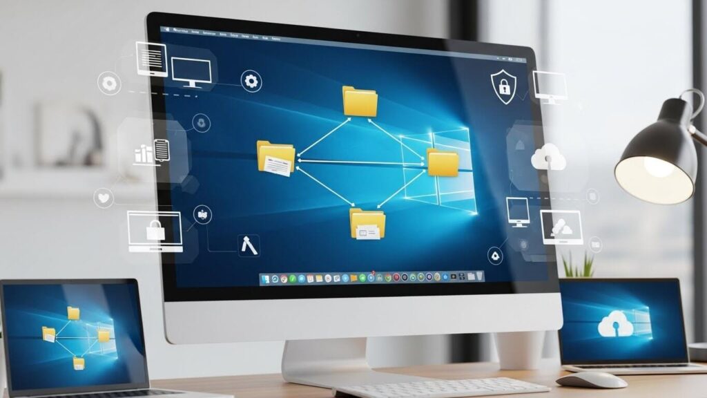 como criar uma pasta compartilhada na rede