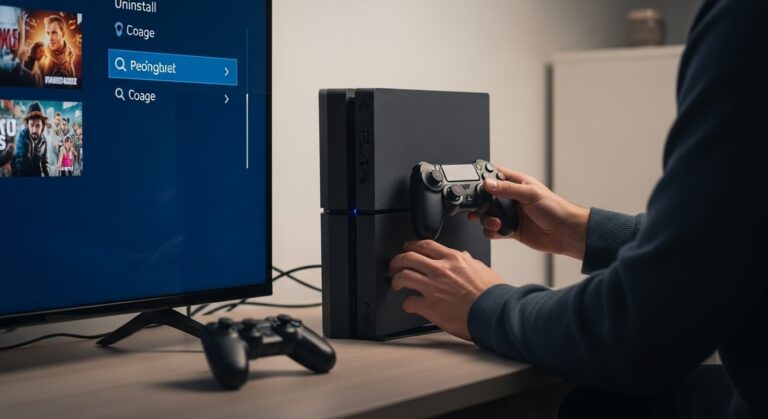 como desinstalar jogos no ps4