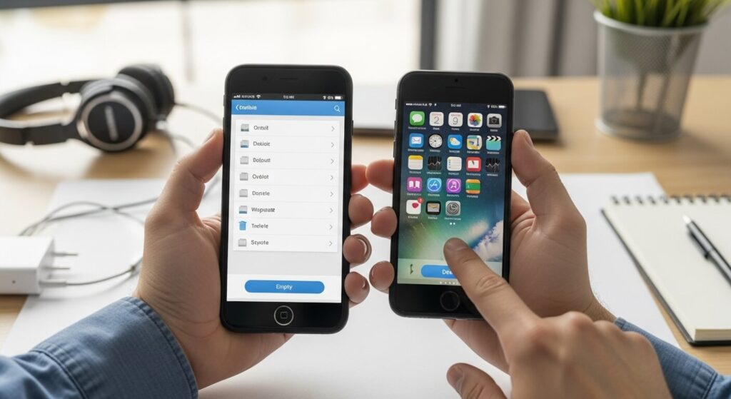 como esvaziar a lixeira do celular