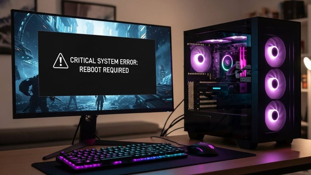 pc reiniciando sozinho em jogos