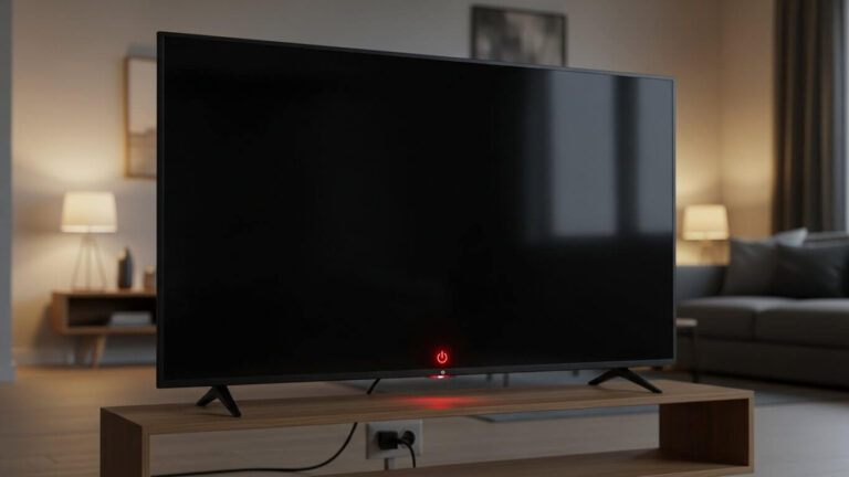 tv não liga mas acende o led do power