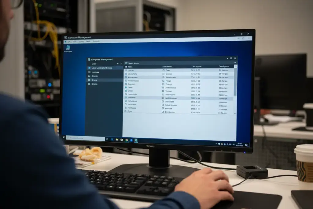 Gerenciamento avançado de usuário local no Windows 11