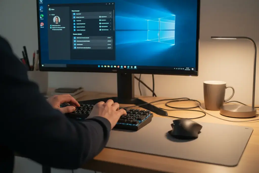 Tela de propriedades de rede do Windows 11 mostrando a configuração de DNS.