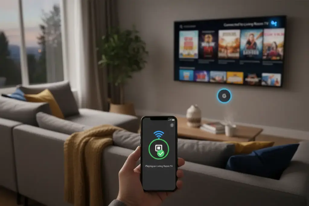 Uso do Google Chromecast para transmitir vídeos