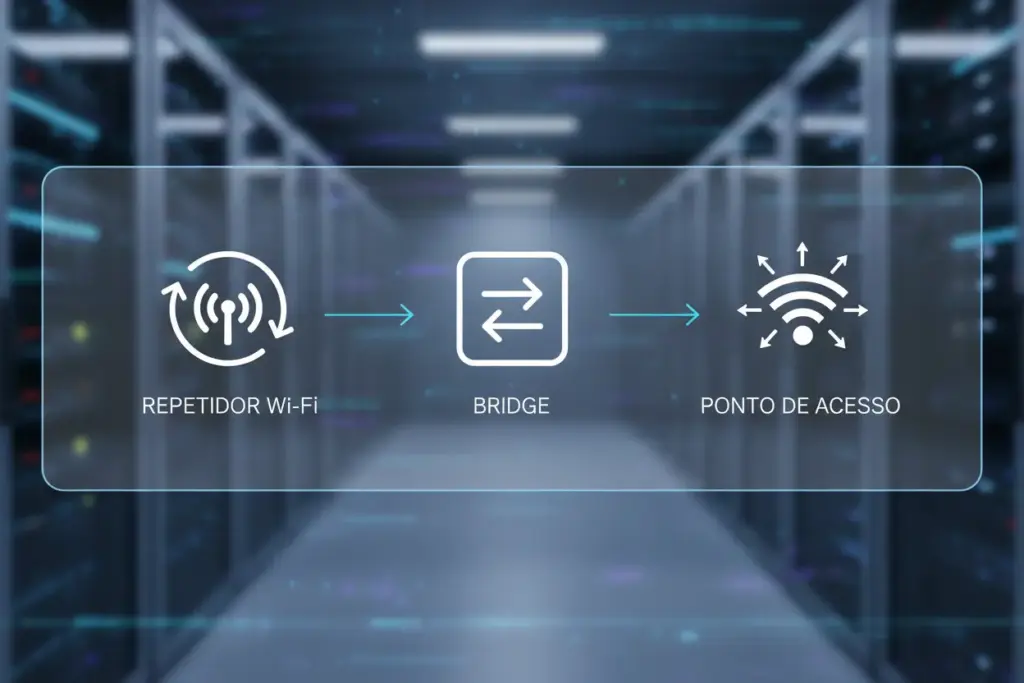 Modos de operação para configurar roteadores Wi-Fi