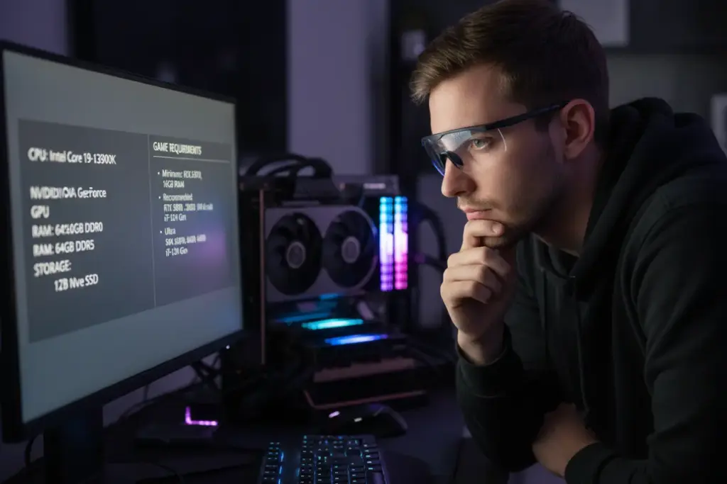 Saiba o que Fazer Quando o Jogo Fica Travando: Métodos Eficazes para Você Jogar Sem Estresse! 1 Comparação de requisitos de hardware para jogos