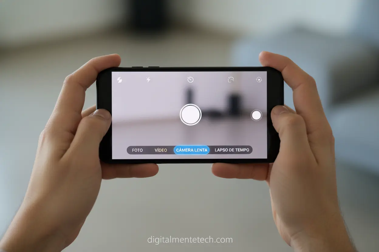 Ativar modo câmera lenta no celular