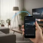 Celular conectado à TV LG Smart via Bluetooth