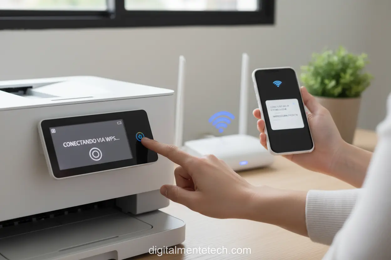 Botão WPS em Roteadores Vários roteadores mostrando a localização do botão WPS.