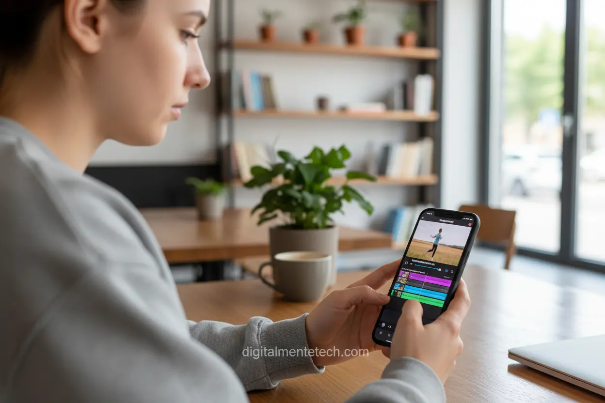 Edição de vídeos em câmera lenta no celular