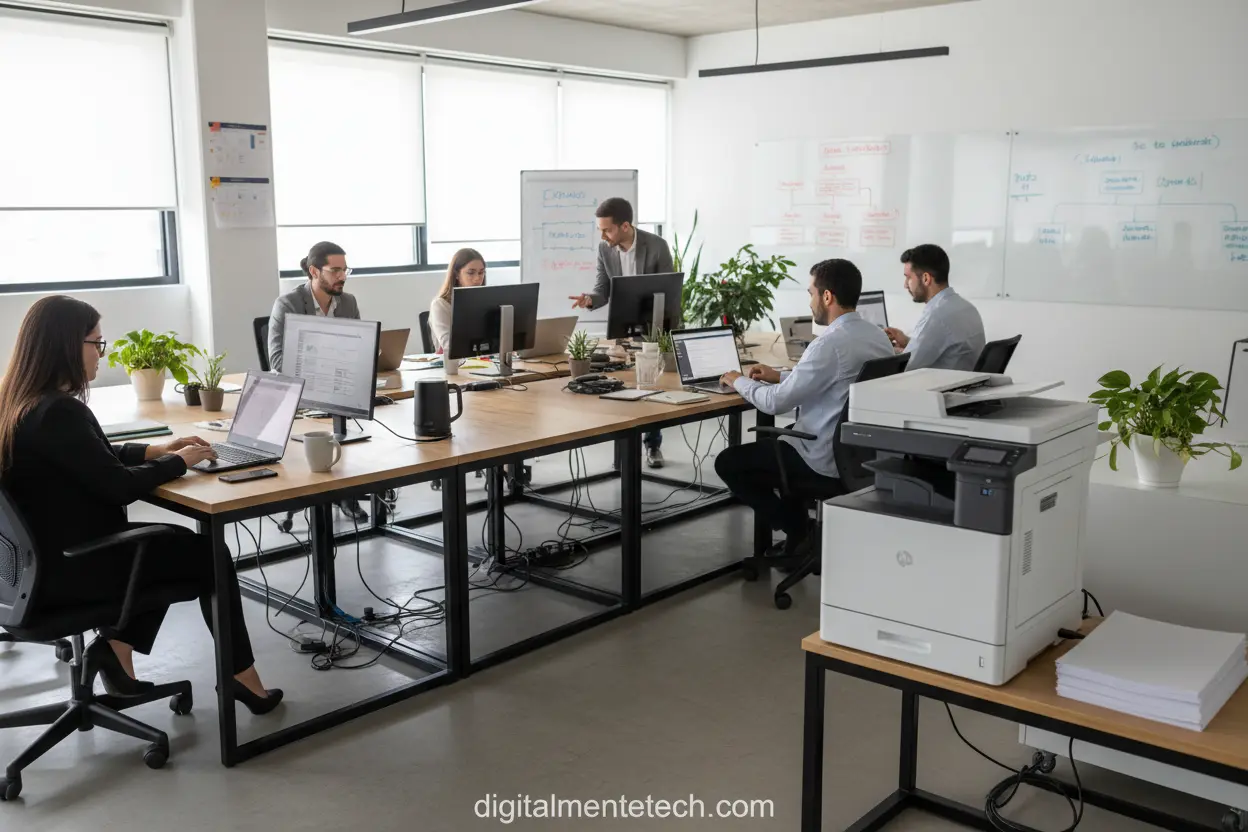 Conectar impressora no notebook com cabo USB