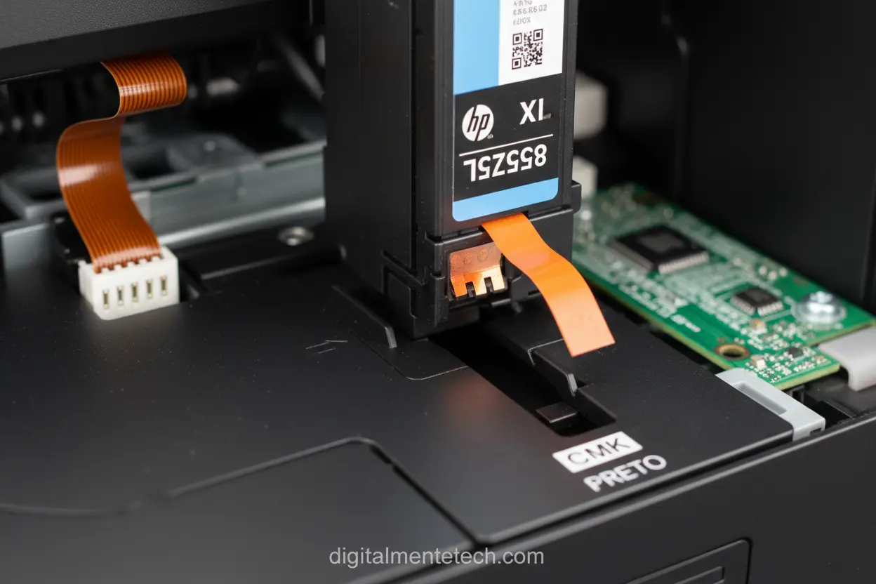 Inserindo Cartucho HP Como colocar um cartucho na impressora HP de forma correta.