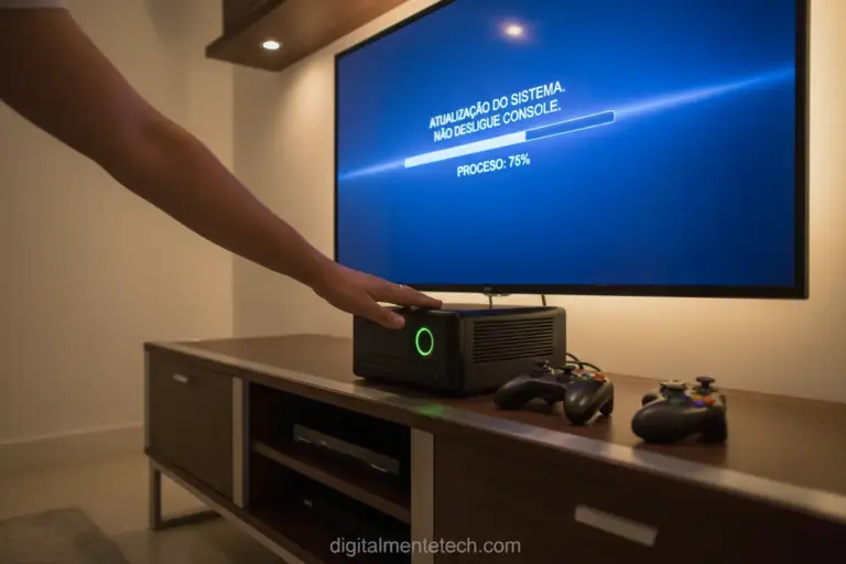 Xbox 360 atualizando software